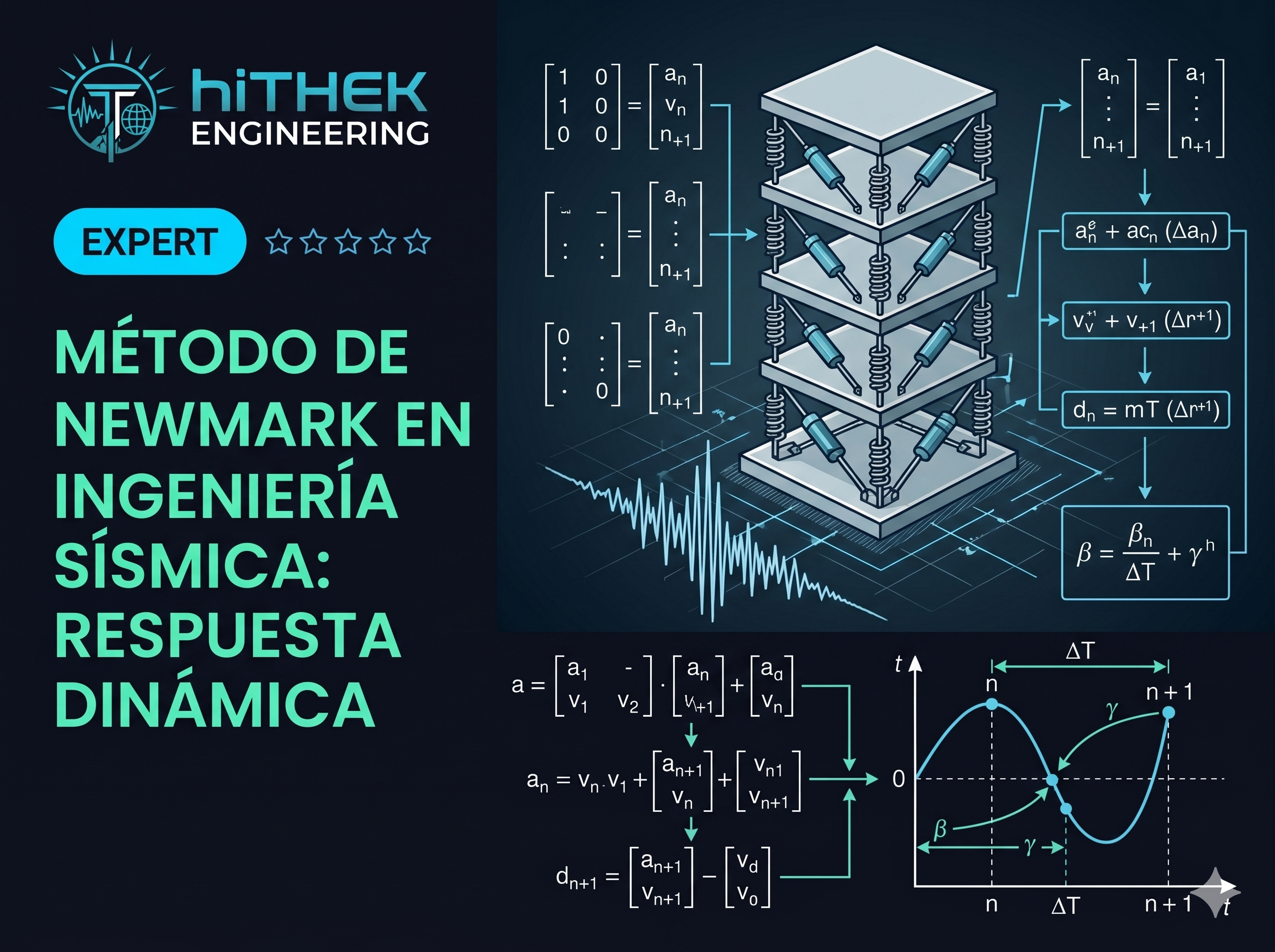 MÉTODO DE NEWMARK EN INGENIERÍA SÍSMICA: RESPUESTA DINÁMICA