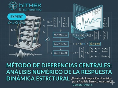 METODO DE DIFERENCIAS CENTRALES: ANALISIS NUMERICO DE LA RESPUESTA DINAMICA ESTRUCTURAL