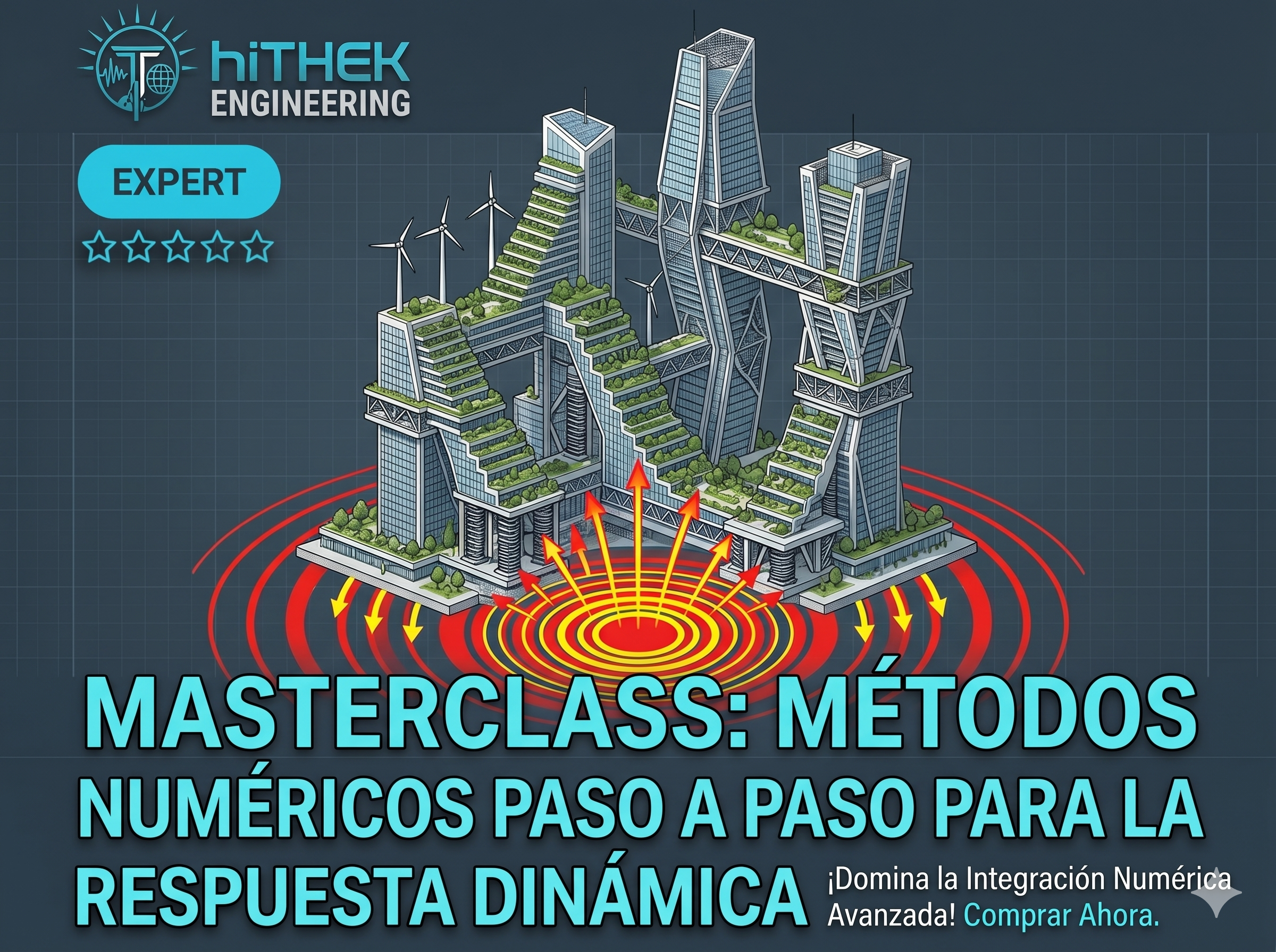 MASTERCLASS: MÉTODOS NUMÉRICOS PASO A PASO PARA LA RESPUESTA DINÁMICA