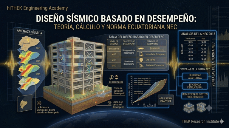 DISEÑO SÍSMICO BASADO EN DESEMPEÑO: TEORÍA, CÁLCULO Y NORMA ECUATORIANA NEC