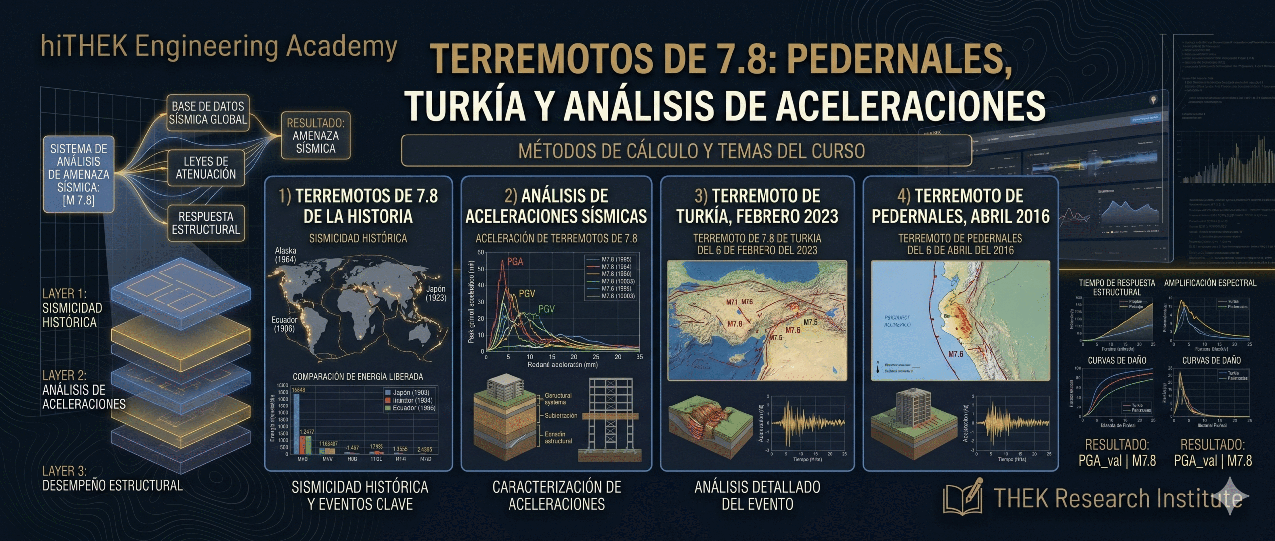 TERREMTODOS DE 7.8 – PEDERNALES – TURKIA Y SUBTEMAS DE  TERREMOTOS DE 7.8 DE LA HISTORIA,  ACELERACION DE TERREMOTOS DE 7.8 TERREMOTO DE 7.8 DE TURKIA DEL 2023,  TERREMOTO DE PEDERNALES DEL 2016
