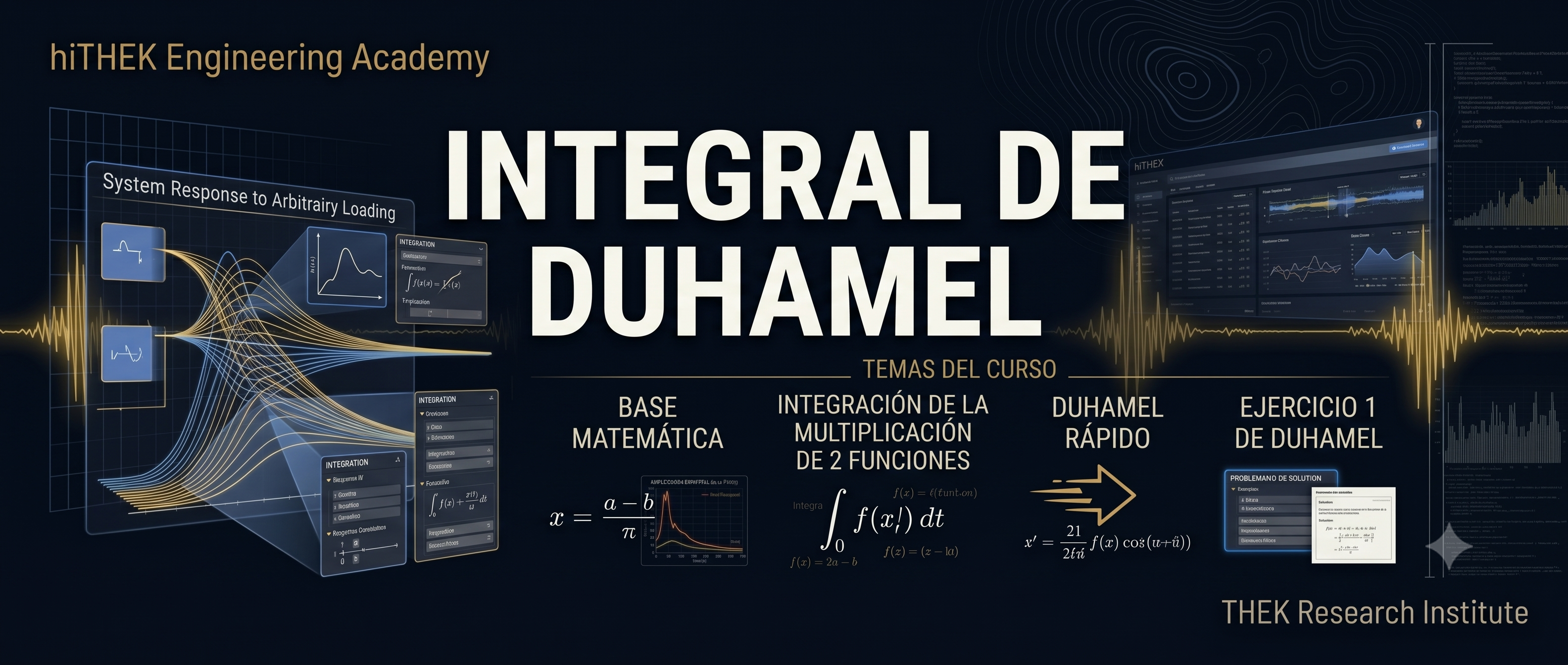 INTEGRAL DE DUHAMEL: DEL FUNDAMENTO MATEMÁTICO A LA RESPUESTA DINÁMICA